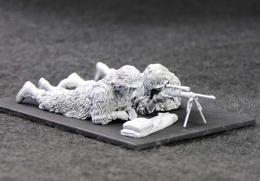 1:35 Scale Die-casting Resin Model Resin Modern U.S. Military 2-person Team 3