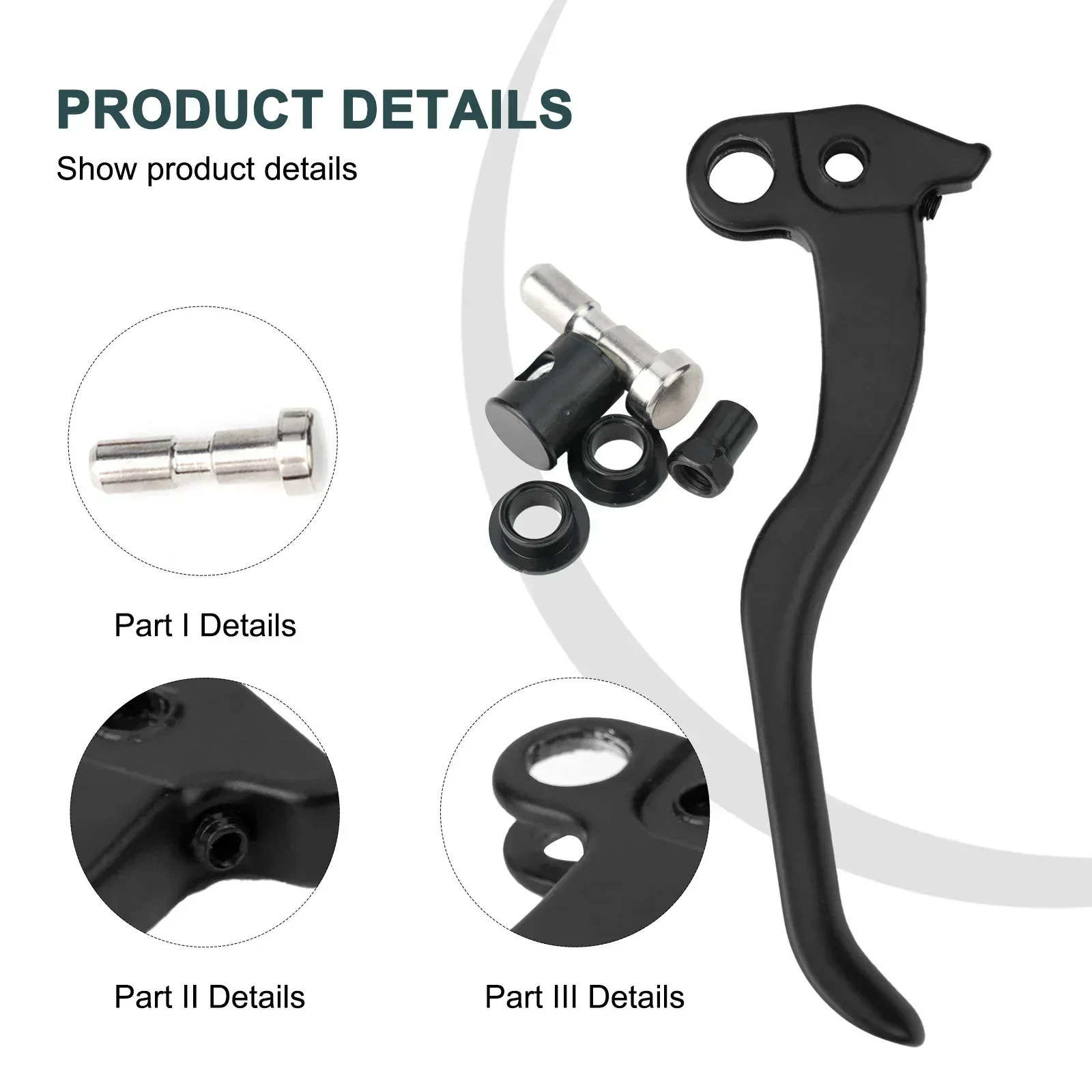 XOD levier pièces de réparation poignée vélo montagne e-bike Scooter électrique vtt ein hydraulique cylindrique accessoires en alliage d'aluminium  18