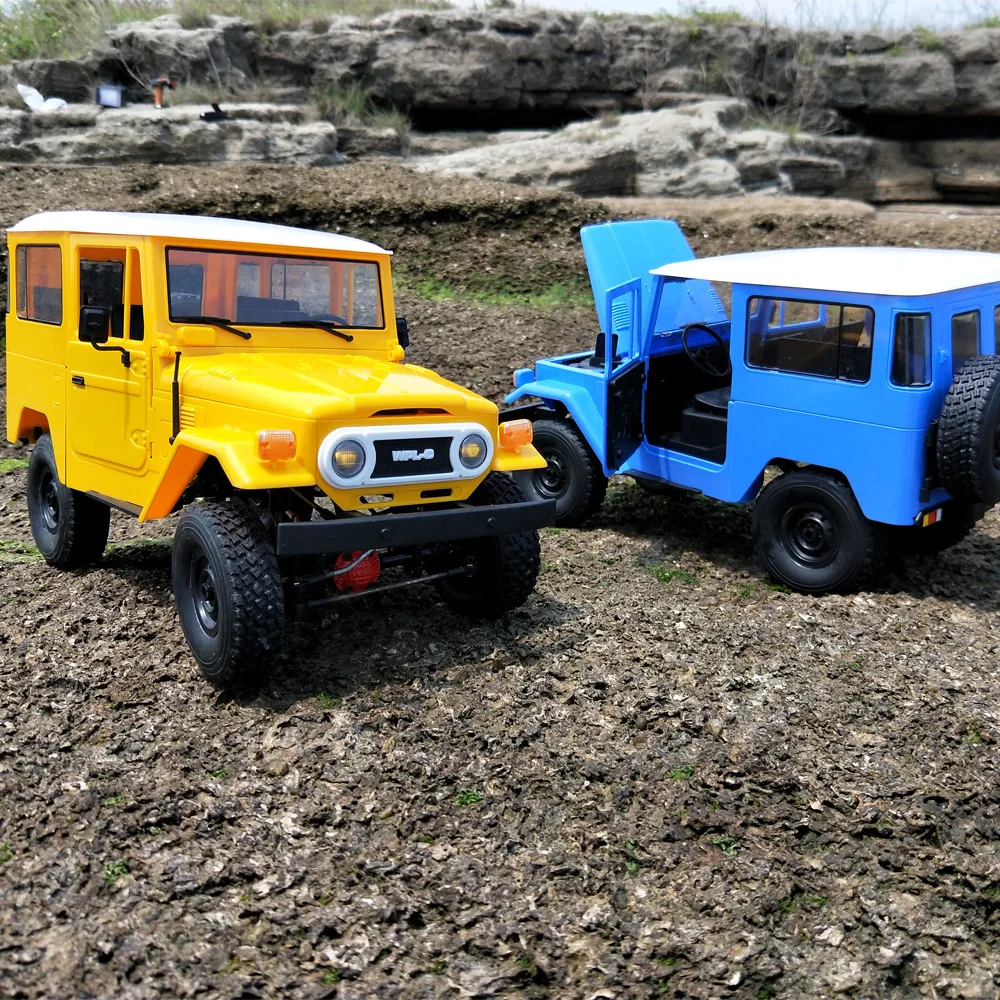 WPL C34 Remote Control Car 1:16 Full Scale 4WD All Terrain Off-Road Truck W/ Headlight RC Car Climbing Vehicle Speed Model Toys 4