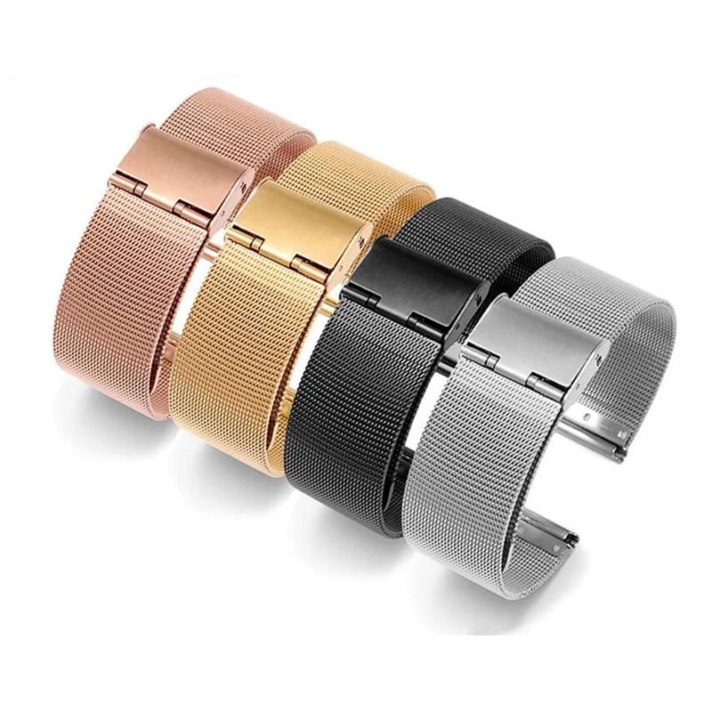 Stainless Steel Milanese Watch Strap with Tool - Universal Waterproof Watch Bracelet Accessory