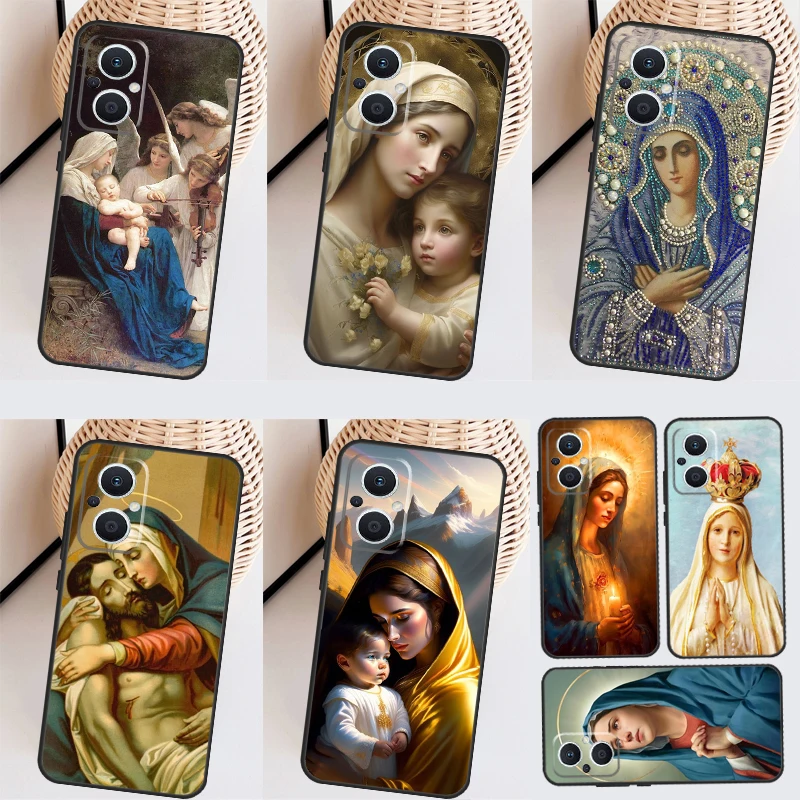 Virgin De Guadalupe Virgen Mary Per Oppo Reno 4 5 6 7 8 Lite 10 Pro Reno 8T 4Z 5Z Oppo Find X3 Lite X2 Neo X6 X5 Pro Case