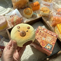 Capybara boulangerie lente augmentation Squishy Capybara jouet pain pâtisserie gâteau presser soulagement du Stress main relaxant cadeau rebond doux 6