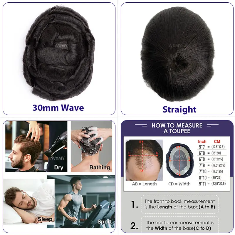Рисунок 6 - Парик мужской Toupee Q6