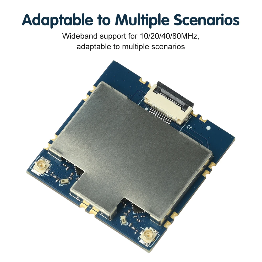 Carte réseau WiFi 5G 867Mbps RTL8812EU adaptée aux drones et systèmes de vidéosurveillance