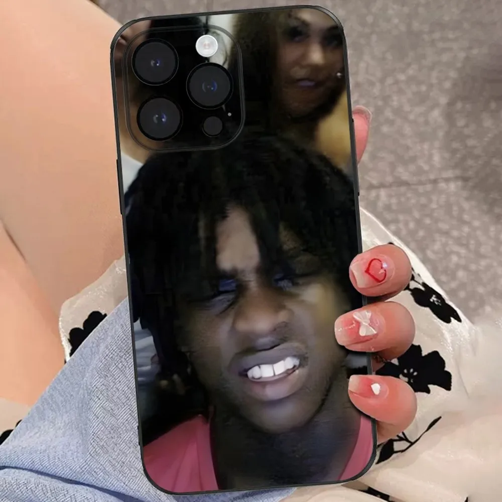 Фото Чехол для телефона Chief-Keef Rapper для iPhone 15,14,13,12,11 Plus,Pro,Max,XR,XS,X,7,8 Plus,SE, мягкий черный мини-Чехол №3
