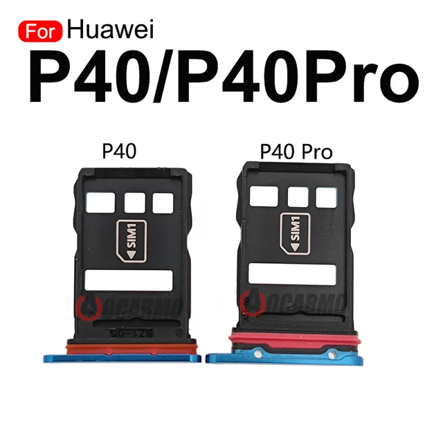 SIM Card For Huawei P40 P40Pro Pro SIM Tray Holder Micro SD Slot 