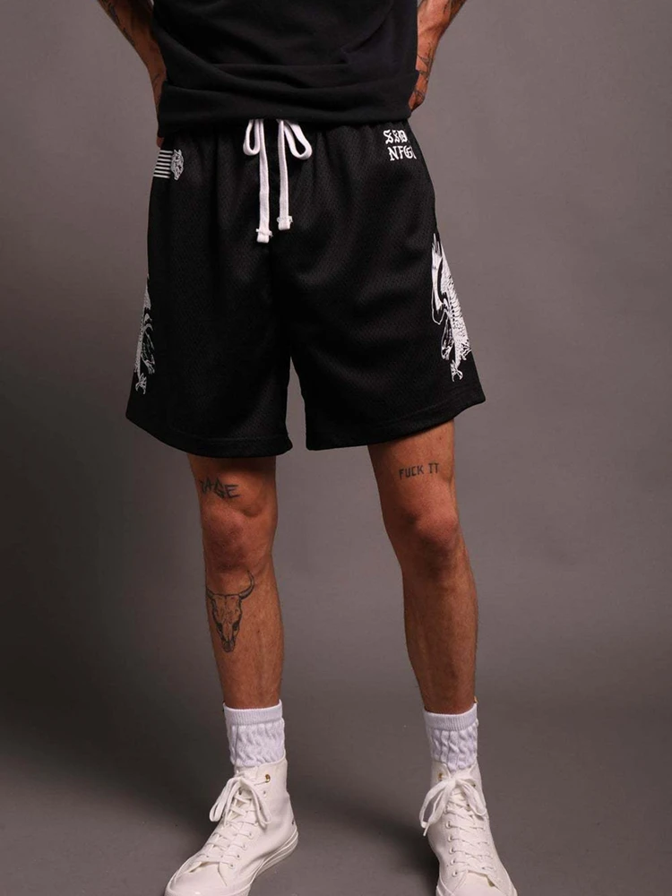 new Gym Shorts Men Running Shorts Sport Homme Breathable Soft Tennis Workout Sportswear Mesh Short Pants Male Yoga Basketball