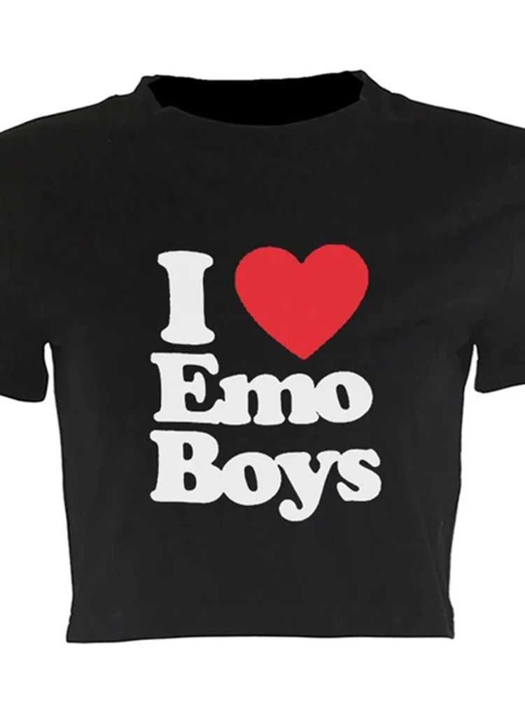 ϶  Y2k , I love Emo Boy Ʈ Ƽ,   Ƽ, Ƽ 2000   ũ Ƽ,  ũ ž