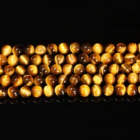 Wholesale Natural Yellow Tiger Eye Stone Bead Loose Spacer 4 6 8 10 12mm For Jewelry Making Diy Necklace Bracelet Accessoy 2