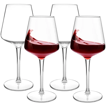 Transparent Plastic Wine Glasses 1
