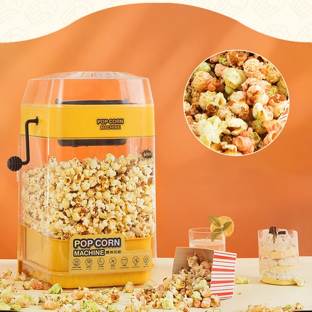 110V/220V Commercial Household Popcorn Machine Hot Air Oil Popped Corn  Popper Automatic DIY Popcorn Maker Heating Non-Stick Pot - AliExpress