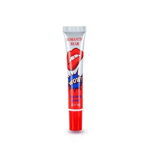 Romantic Bear Hot Selling Waterproof Lipstick Famous Brand Beauty Red Wow Makeup Matte Lip Gloss Impermeavel lip gloss Cosmetics