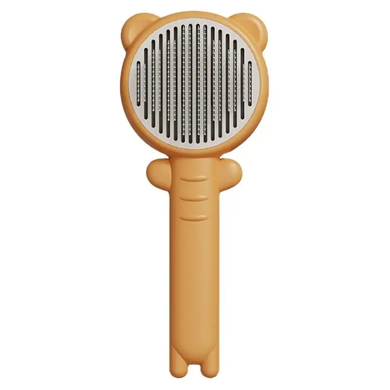 

Self Cleaning Dog Brush Puppy Hair Brush Shedding Tool Pet Grooming Comb Gently Removes Loose Undercoat & Tangled Hair