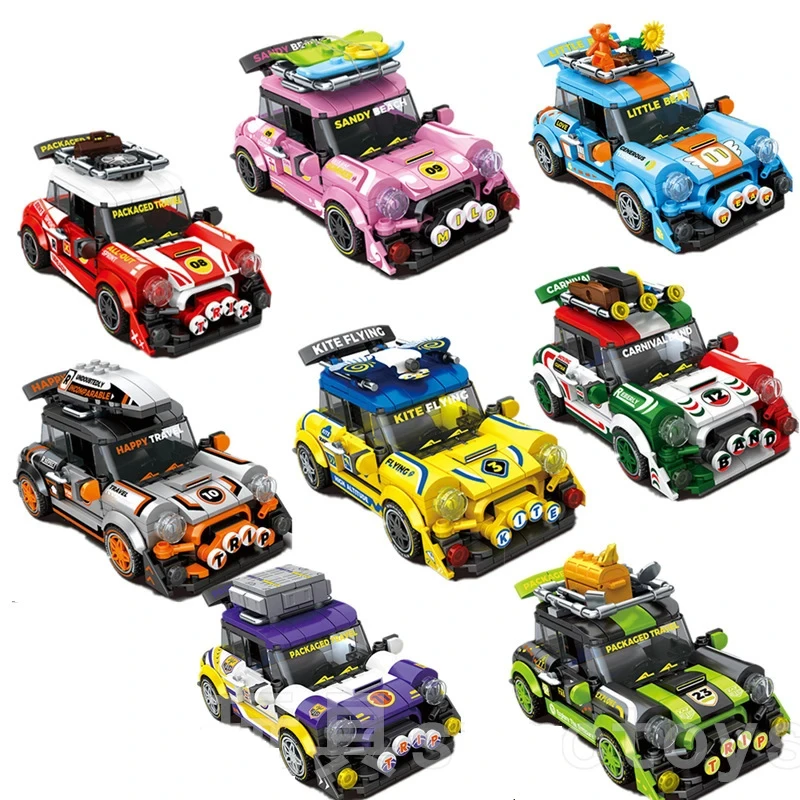 

Famous Car World Speed Champion Building Block City Vehicle Sport Car Model Bricks Desktop Decoration Kids Toys Holiday Gifts