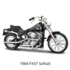 Maisto 1:18 Harley Davidson 1984 FXST Softail Die Cast Vehicles Collectible Hobbies Motorcycle Model Toys 1