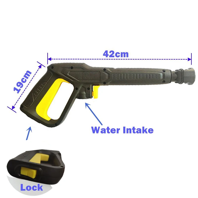 High Pressure Washer Gun For Karcher K2 K3 K4 K5 K6 K7 Car Wash Cleaning Water Spray Lance Replacement Gun Pistol Wand Nozzle 4