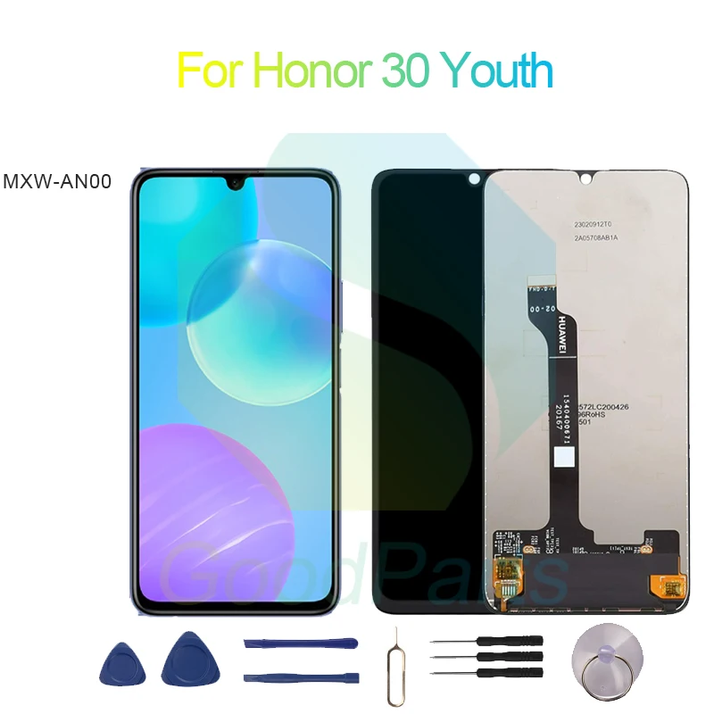 

for Honor 30 Youth Screen Display Replacement 2400*1080 MXW-AN00 For Honor 30 Youth LCD Touch Digitizer Assembly