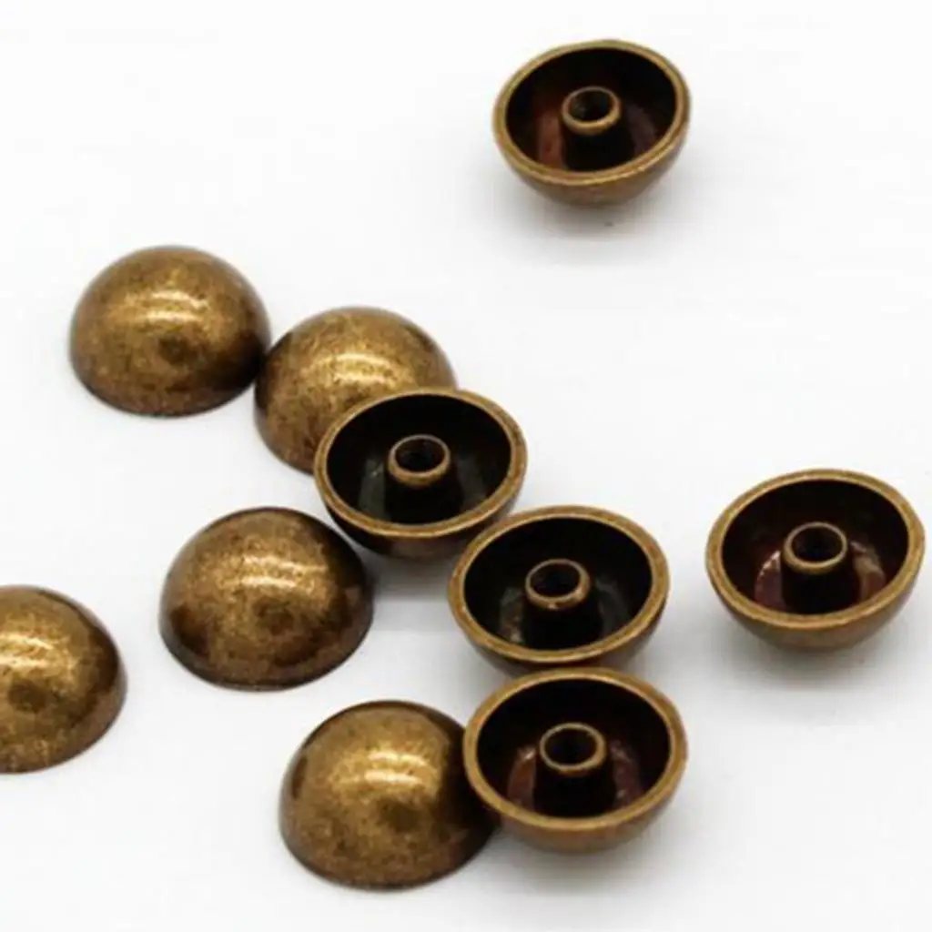 10 Sets of Mushroom-shaped Screws Rivets 12mm Screw Rivets Decorative