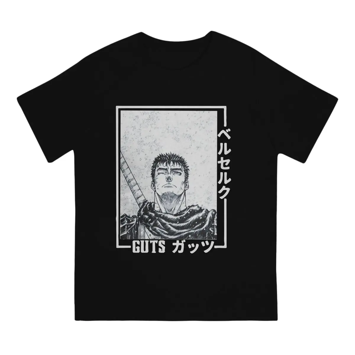 

Men Berserk Japanese Anime T Shirt Berserk Guts Manga Anime Cotton Tops Novelty Short Sleeve Crew Neck Tees Unique T-Shirts