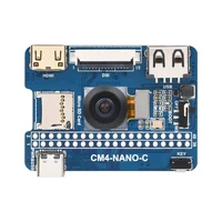 Option CM4-NANO-A/B/C Raspberry Pi CM4/CM5 IO Board computing module super mini and has the same size as the CM4/CM5 core board 4
