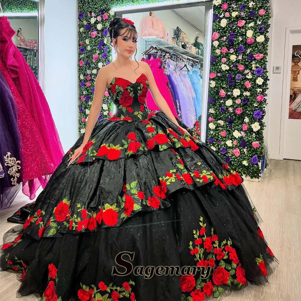 Quinceanera Dresses Appliques Sleeveless Ruched Sweetheart Tulle Customized