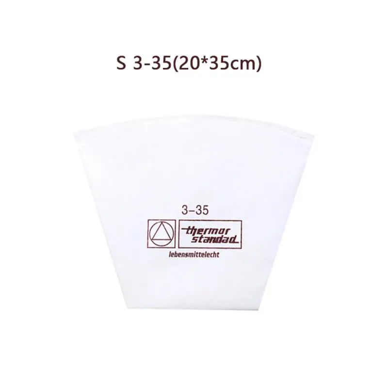 Cloth Piping Bag Preferred Material Pastry Bags Reuse White Health And Safety Trapezoidal Pastry Bag Kitchen Bar Utensils