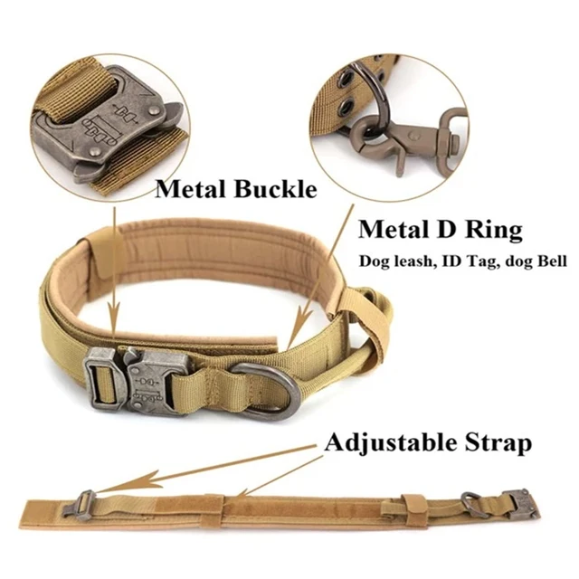 Large Dog Collar Dog Harness And Leash Set Pet Vest Tactical German Shepherd Harnesses For Small Dogs 4