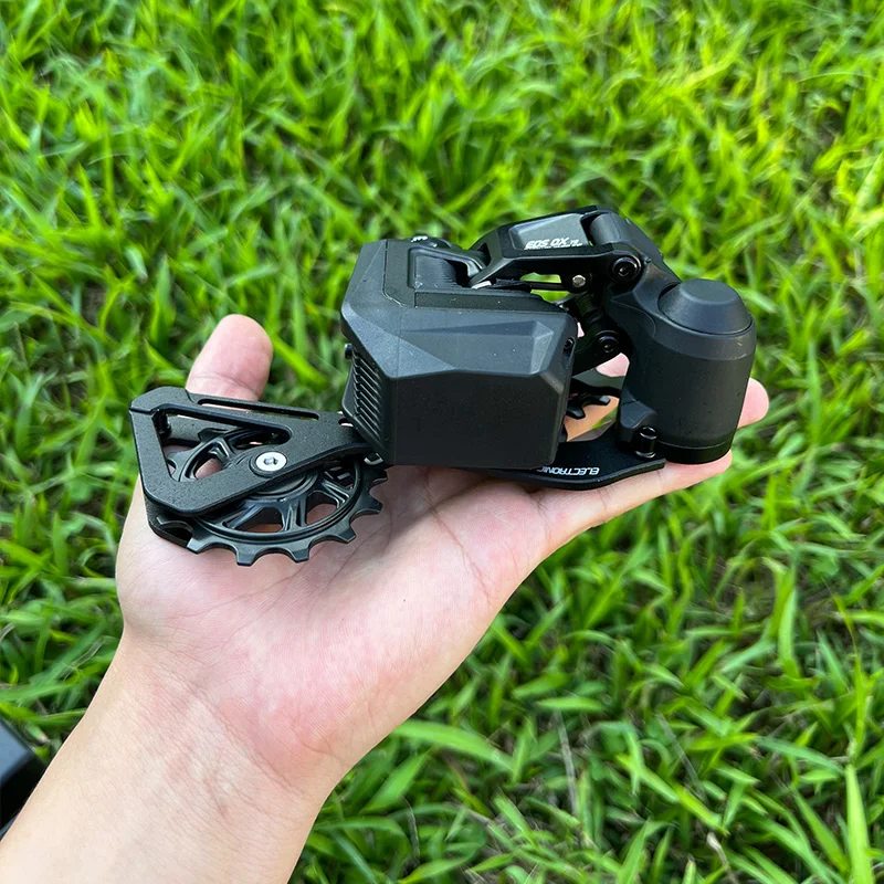 Wheeltop EDS OX YQ Wireless Electronic Shifting Mountain Folding Bike Shifter & Derailleur Set with Magnetic Charging