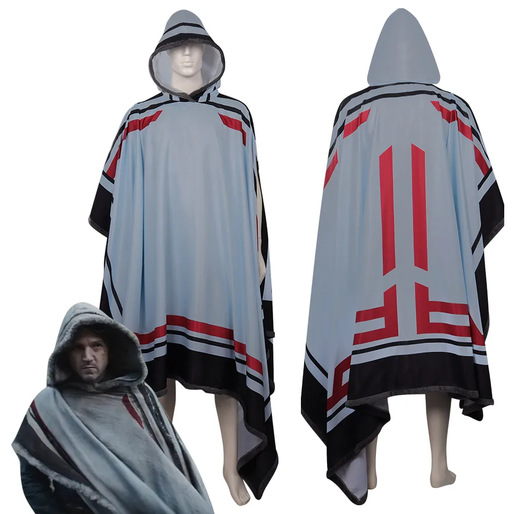 DRTGEDS Capa con capucha de la aurora oscura de la aurora boreal, capa unisex para Halloween, Navidad, disfraz de bruja de vampiro, capa para