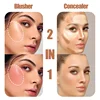 12 color plum concealer facelift powder blusher plate multi-function makeup plate poker iron box holiday gift 4