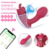 APP-Steuerung Vagina G-Punkt Vibrator für Frauen Klitoris Sauger Tragbarer Höschenvibrator Klitoris Stimulator Sexspielzeug für Paare Spiel 3