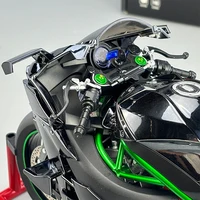 ספריי 1:6 קבסאקי רייסינג נינג'ה 500 H2R אופנוע סימולציה צליל אור מהיר ועצבני מתנה לילדים אוסף ערך תצוגה 5