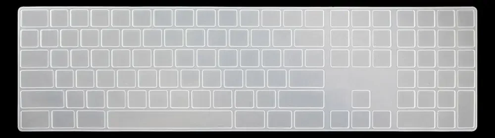 Premium Keyboard Skin for Apple Magic Keyboard with Numeric Pad - US English Layout