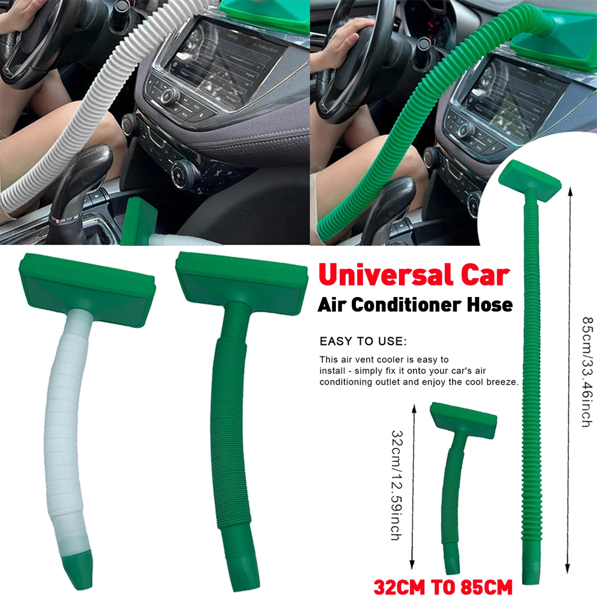 CarAirConditioningOutlet32cmto85cmAirVentJewelCoolerAir