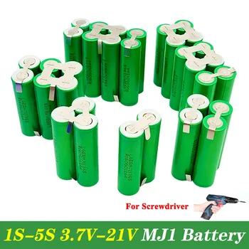 스크루 드라이버 배터리 용접 배터리 팩용 18650 MJ1 1S3P 2S1P 3S2P 4S2P 5S2P 3.7V 8.4V 10.8V 16.8V 18V 3500mAh 7000mAh