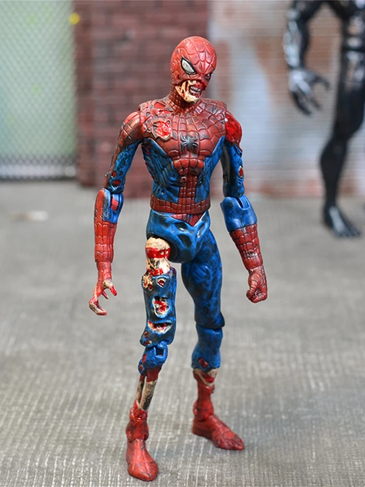 Avenger Spider Man Action Figure 6inch Zombie Spiderman Movable Statue  Model Toys Collection Ornaments Dolls Gifts for Boys Kids|Action Figures| -  AliExpress