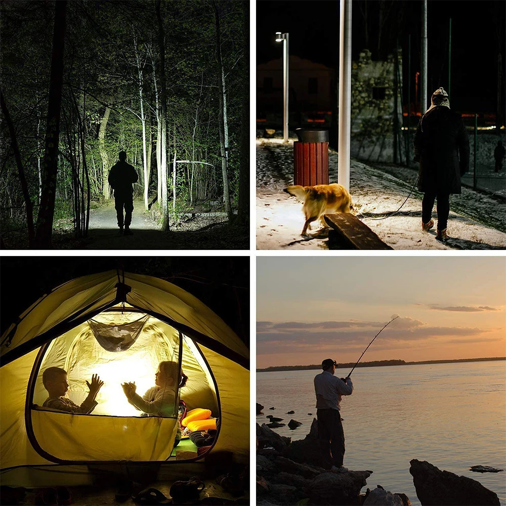 18V 2000LM LED Flashlight Outdoors Spotlight Light for Makita BL1430 BL1830 Lith