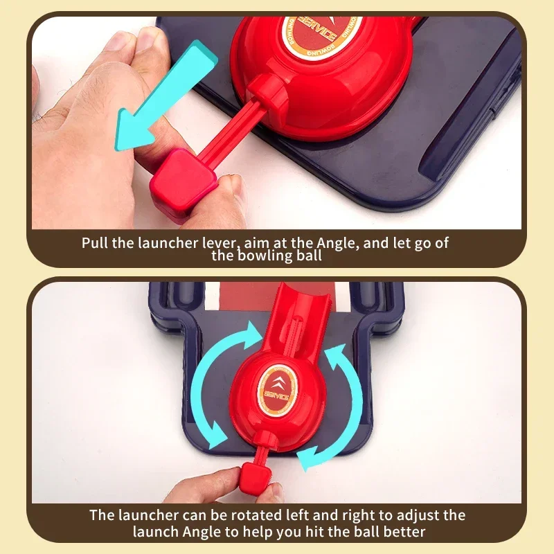 ABS Interactive Bowling Game Toy for Kids and Family