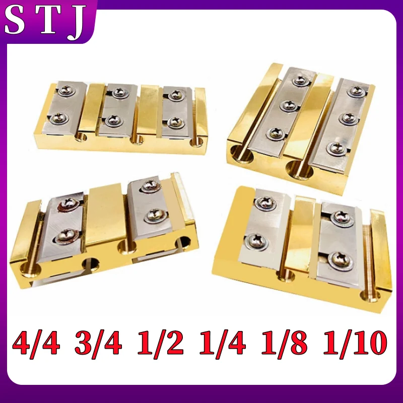 Alta Qualità Nuovo 4/4 3/4 1/2 1/4 1/8 1/10 Rame Violino/Viola/Violoncello Pioli Bobine Rasoio Fori In Ottone Lama Hss.