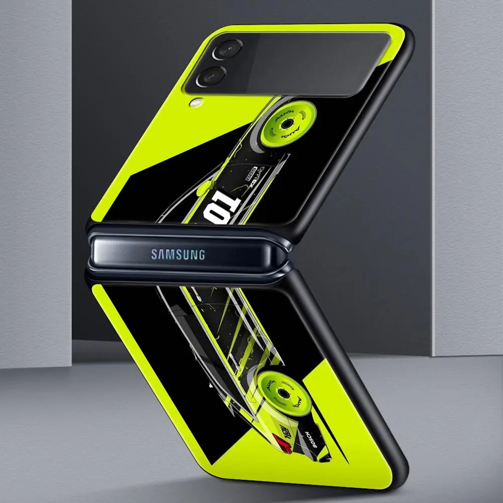 JDM Tokyo Drift Sports Car Black Folding Phone Case