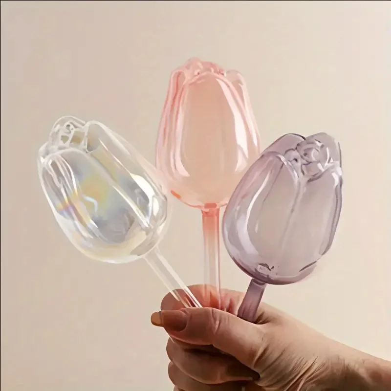 Tulip Glass Self-Watering Plant Globes - Automatic Slow-Release System