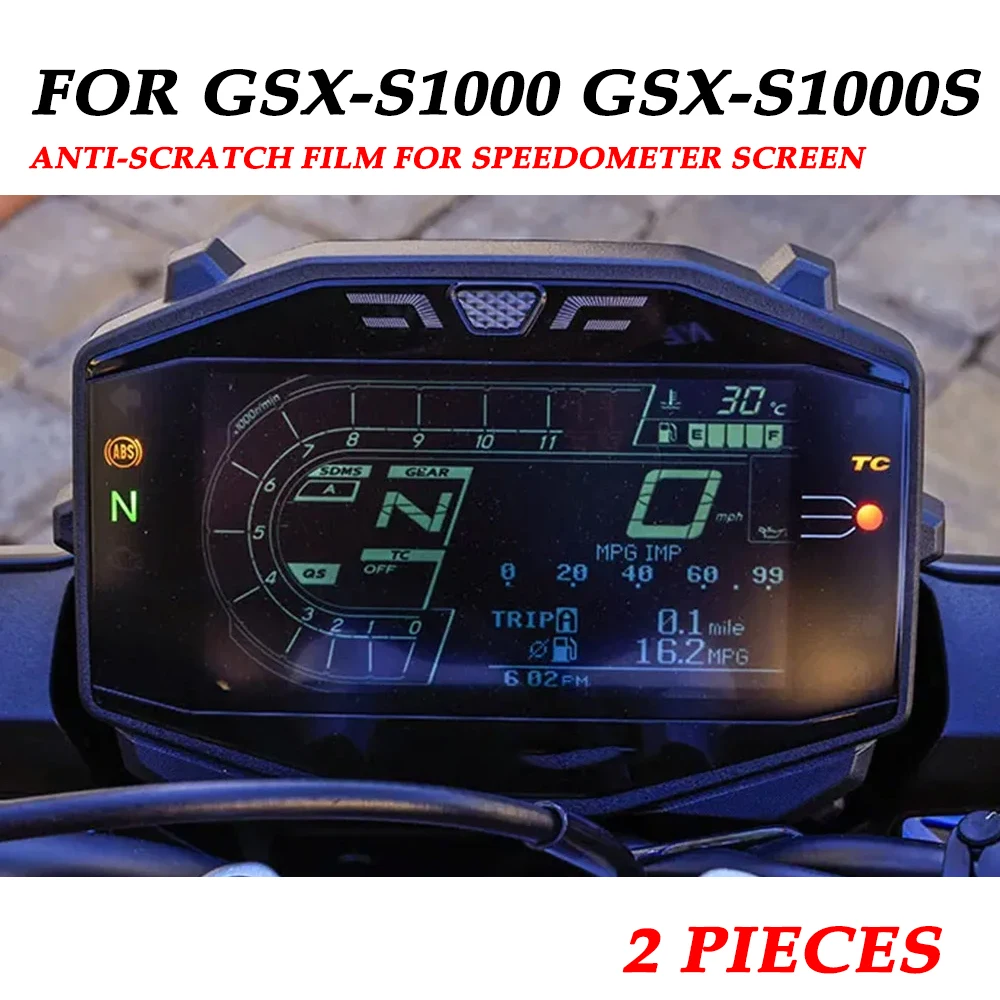 For SUZUKI GSX-S1000 GSXS1000 GSXS GSX-S 1000-Motorcycle Instrument Cluster Scratch Protection Film Screen Protector motorcycle screen protector