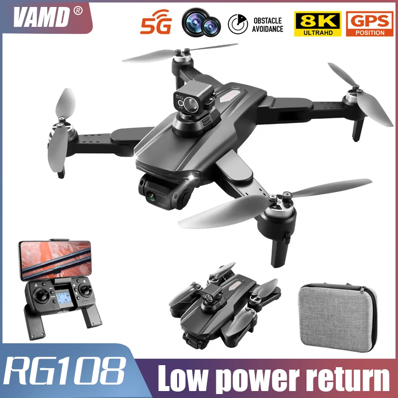 Drone P11 Pro Max 8K - RNCYN - Professionnel - GPS 5G - Caméra HD