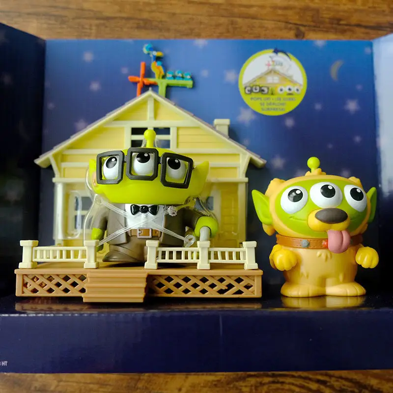

Disney Toy Story Three-Eyed Alien Handmade Building Blocks Tide Play Ornaments Car Decoration anime accessories