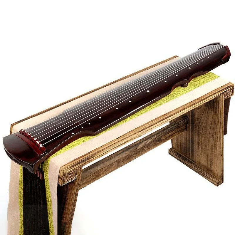 

Wooden Guqin 7 Strings Guzheng Handmade Chinese Traditional Instrument Finger Picks Professional Guzheng Beginner Accessories