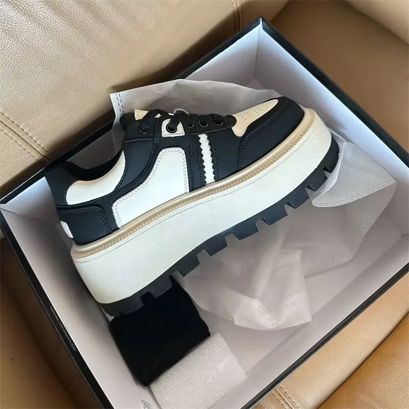 Chunky Sneakers for Women Comfortable High Platform Sports Shoes Basketball Non-slip Thick Bottom Walking Shoe Zapatillas Mujur