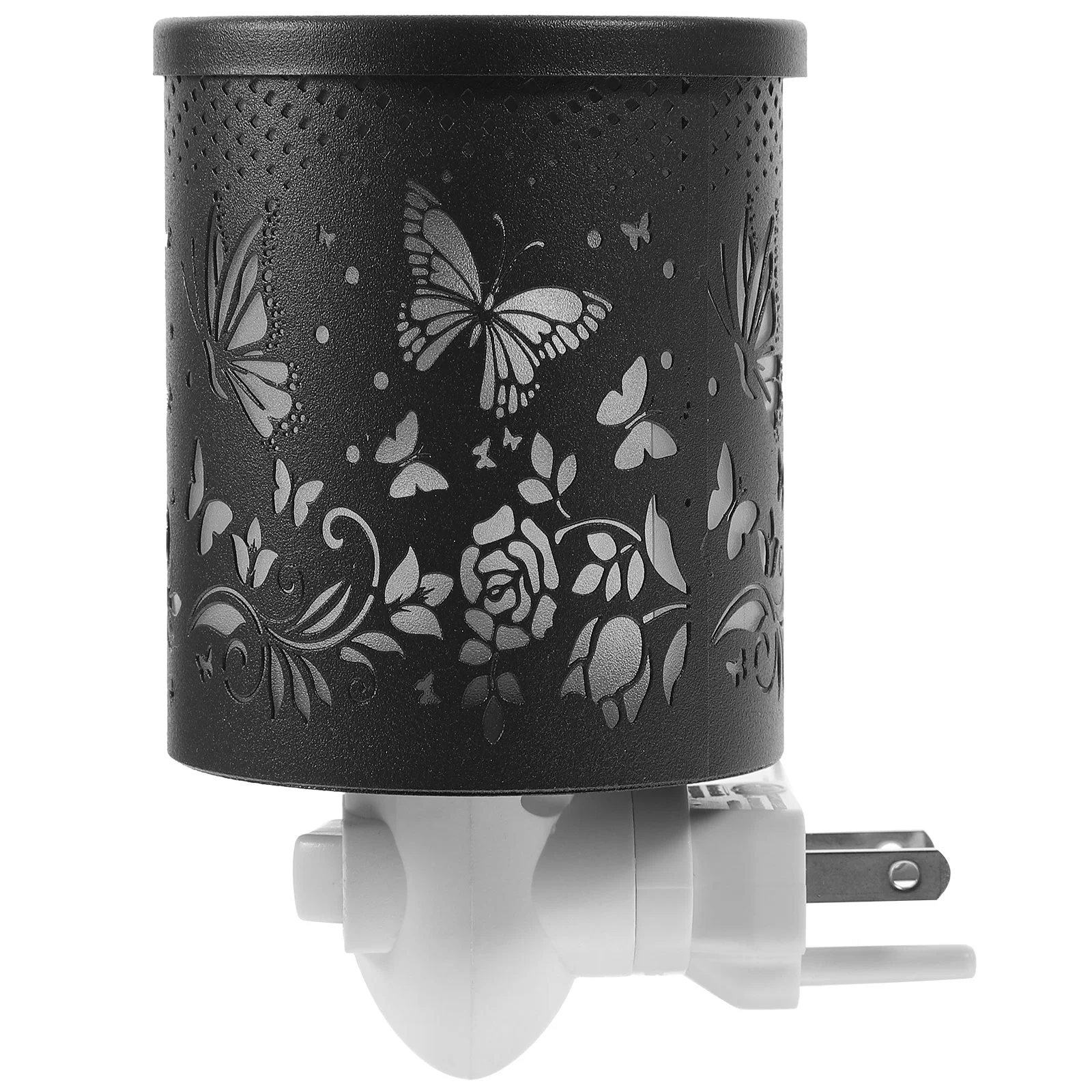 Bruciatore Elettrico Per Cera 3D Effetto Starburst In Vetro Dipinto A Mano – Lampada Da Notte Con Luce Calda Per Casa, Ufficio, Regalo (11,9 X 15 Cm) - 2