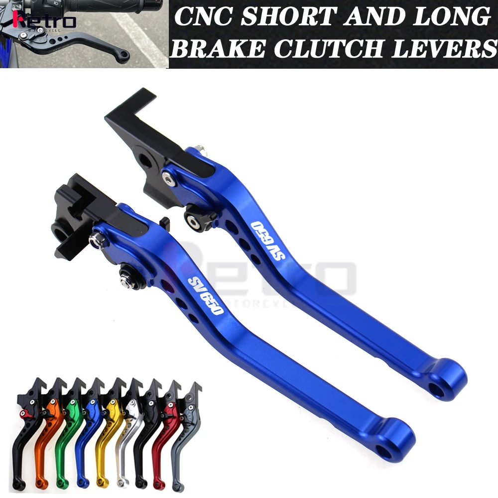 

For Suzuki SV650 1999 - 2009 Motorcycle Accessories Long / Short Handles Brake Clutch Levers