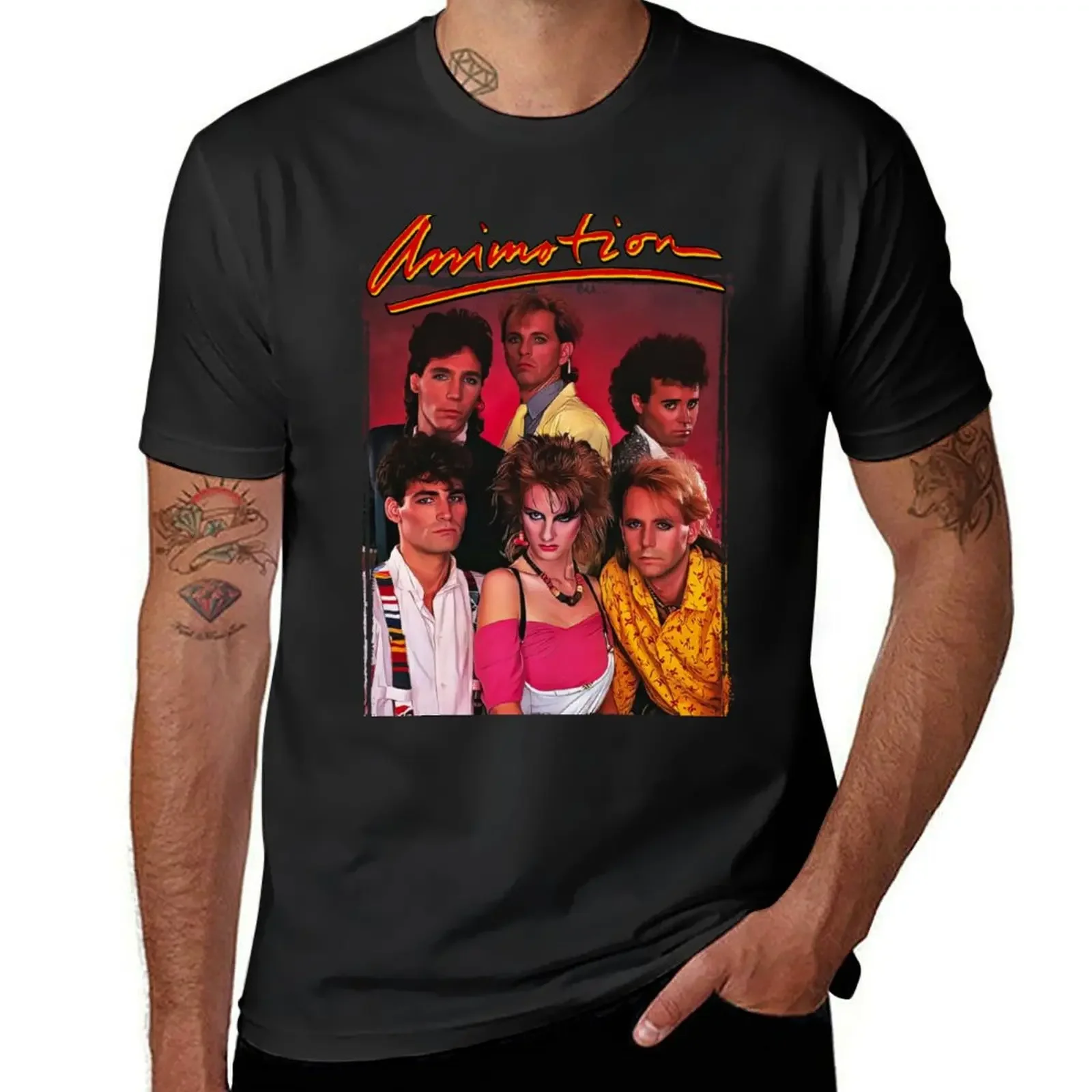 

Animotion Band T-shirt kawaii clothes summer tops black t shirts for men
