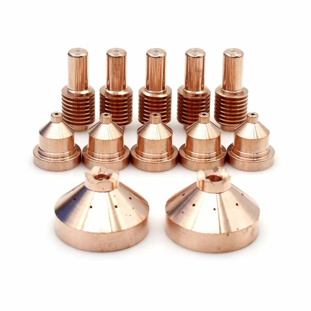 

Plasma Cutting Torch Exact Fit Plasma Cutter Nozzle Set Compatible with ForICE 40T 50C/CM 192047 204325 204323